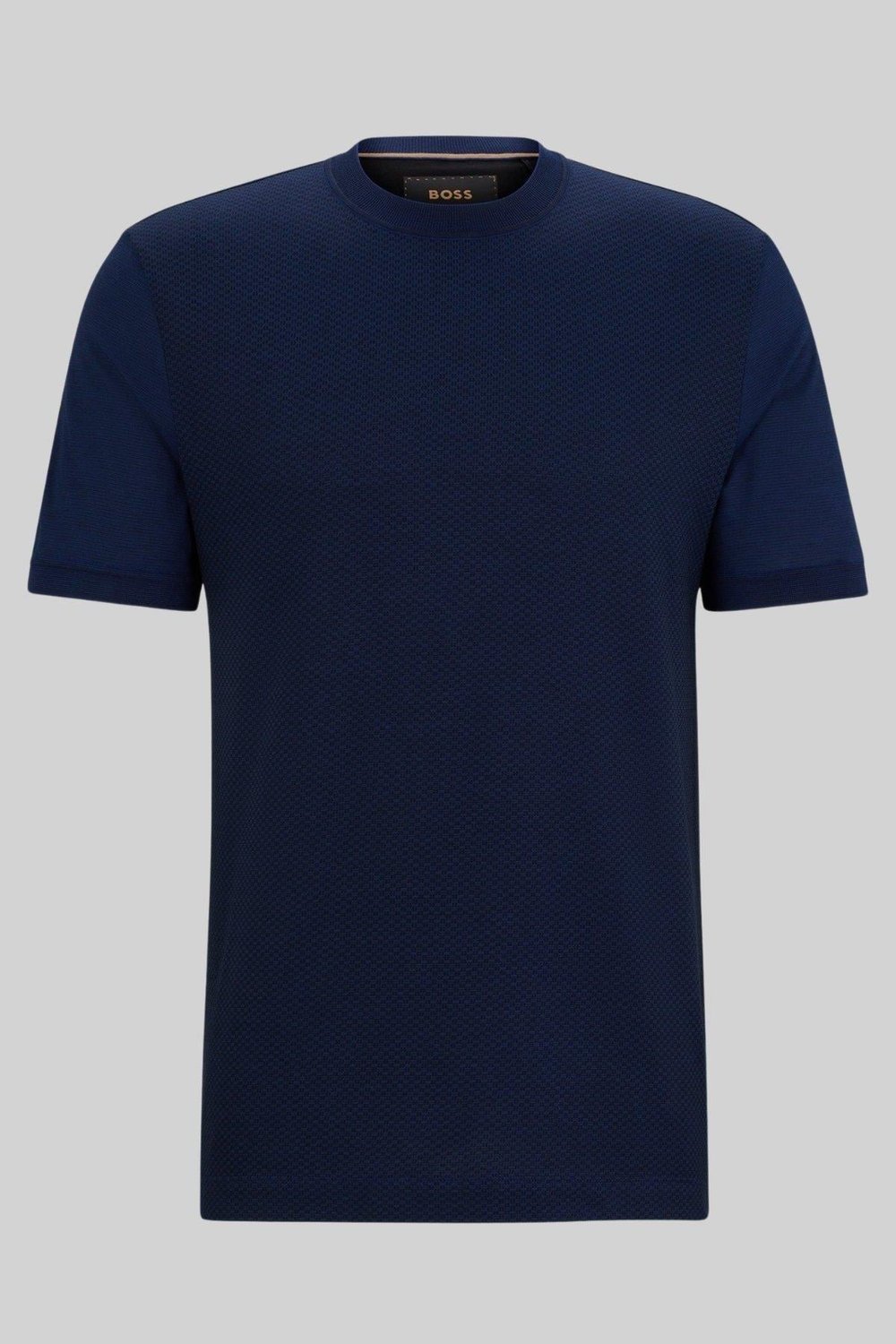 Boss Normal Kesim Yuvarlak Yaka Erkek T-Shirt Lacivert