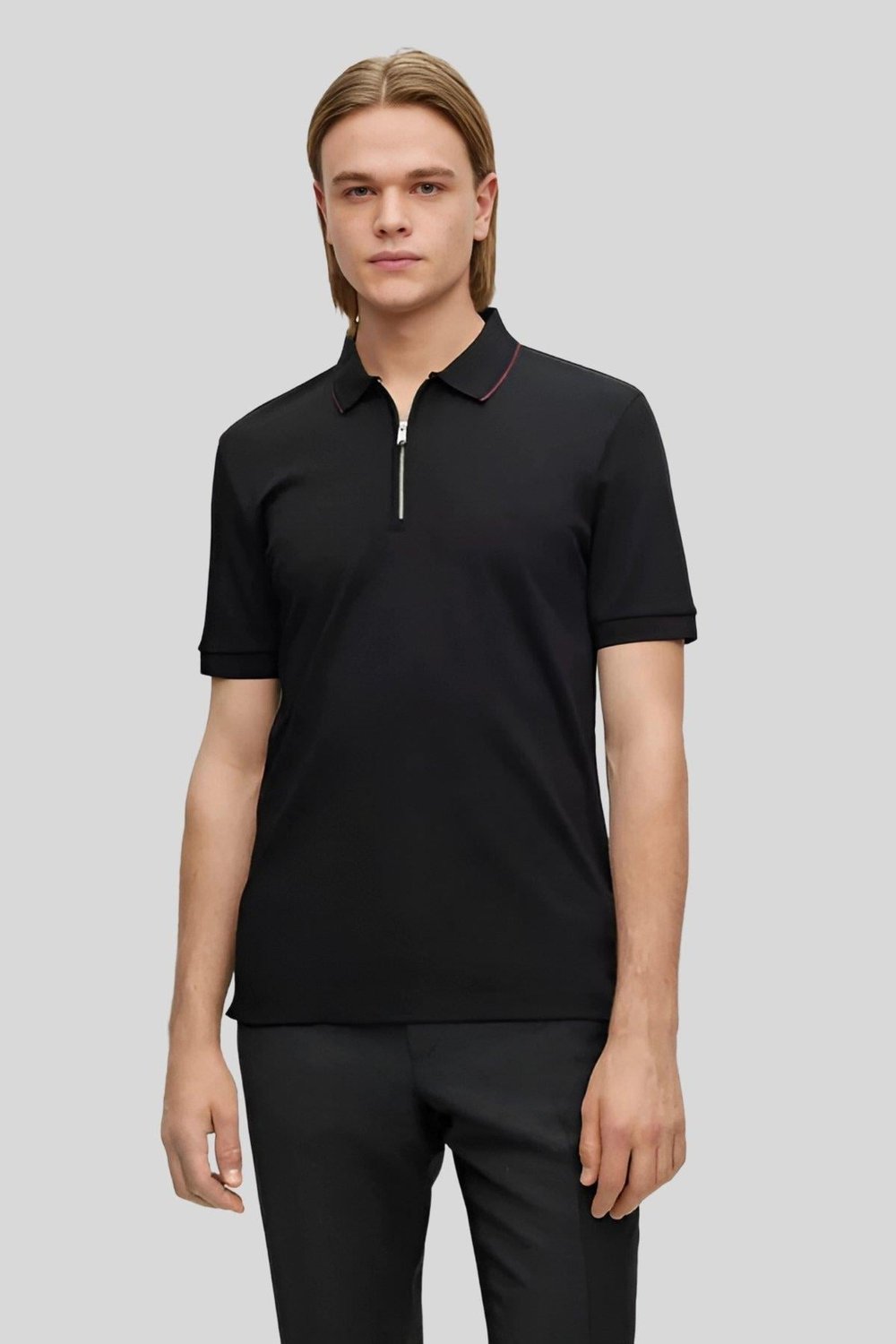 Boss Erkek Polo T-Shirt Siyah