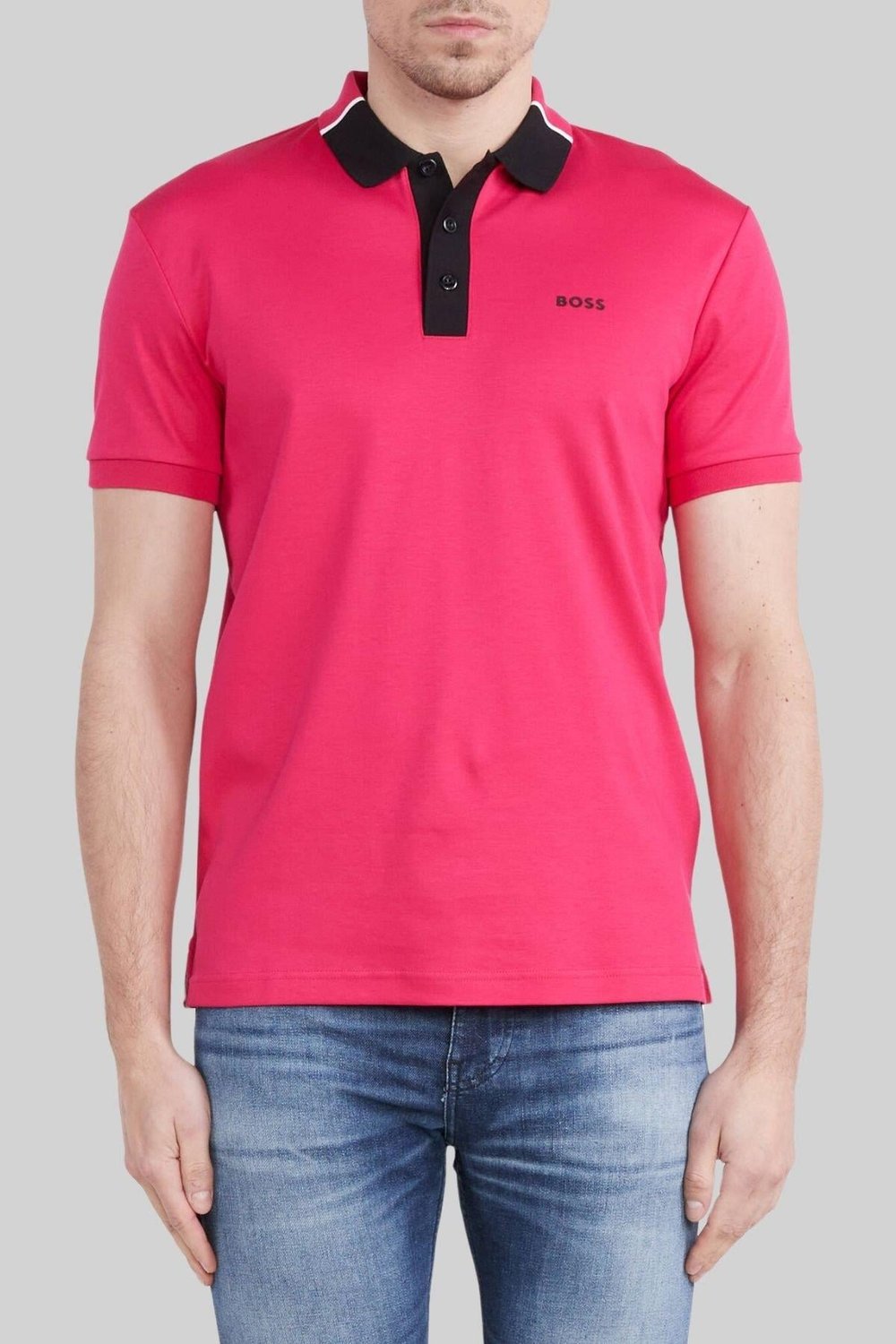Boss Paddy Regular Fit Erkek Polo Yaka T-Shirt Pembe