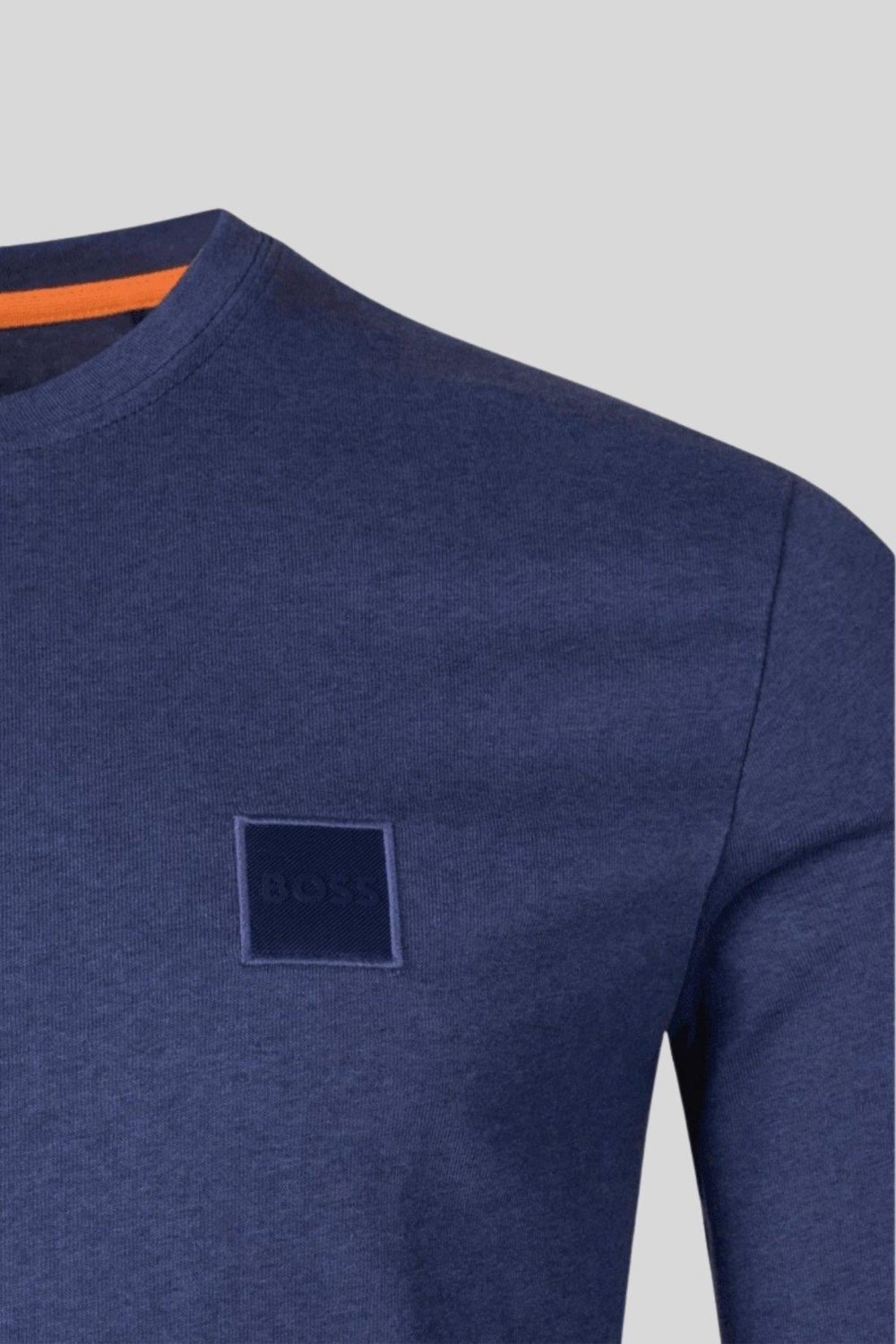 Boss Regular Fit Bisiklet Yaka Erkek Sweatshirt Mavi 418