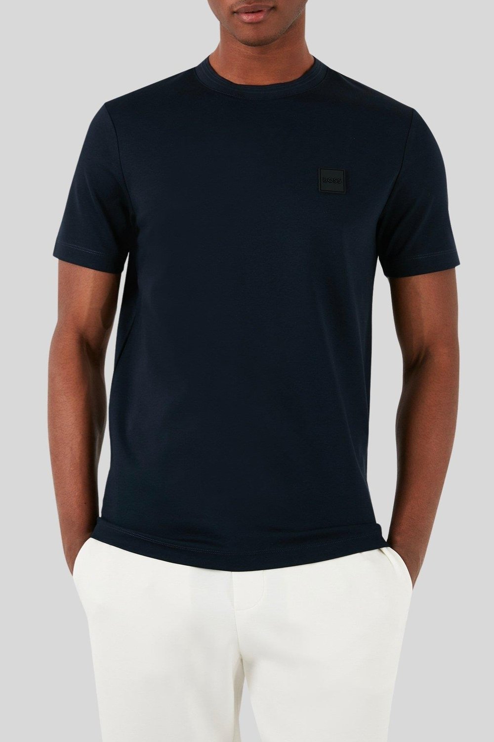 Boss Regular Fit Bisiklet Yaka Erkek T-Shirt Lacivert 405