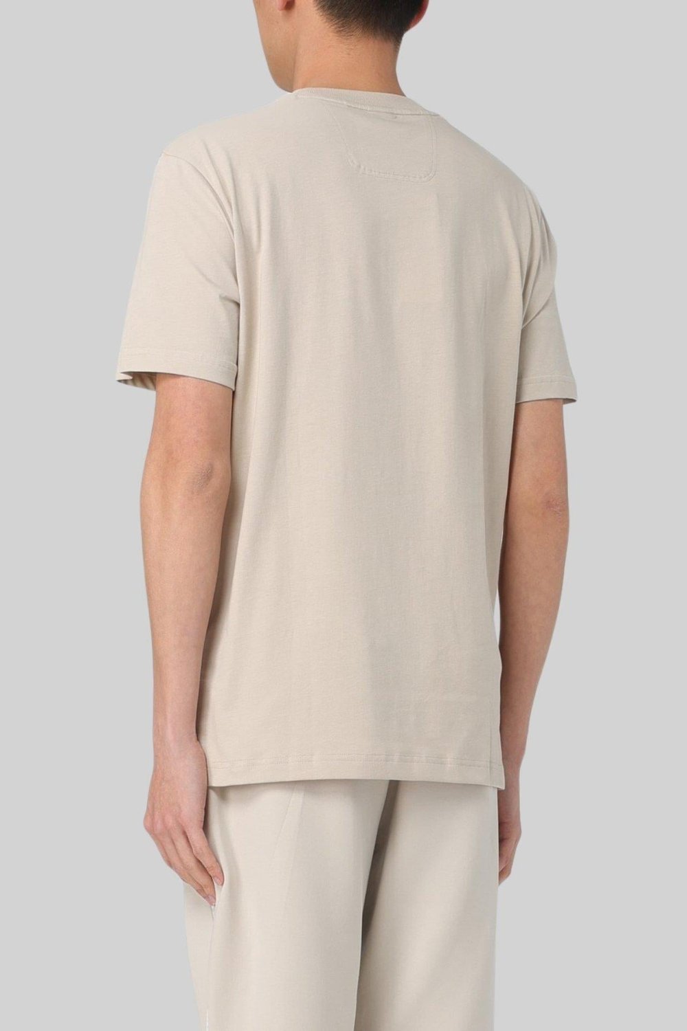 Boss Regular Fit Bisiklet Yaka Erkek T-Shirt Krem 271
