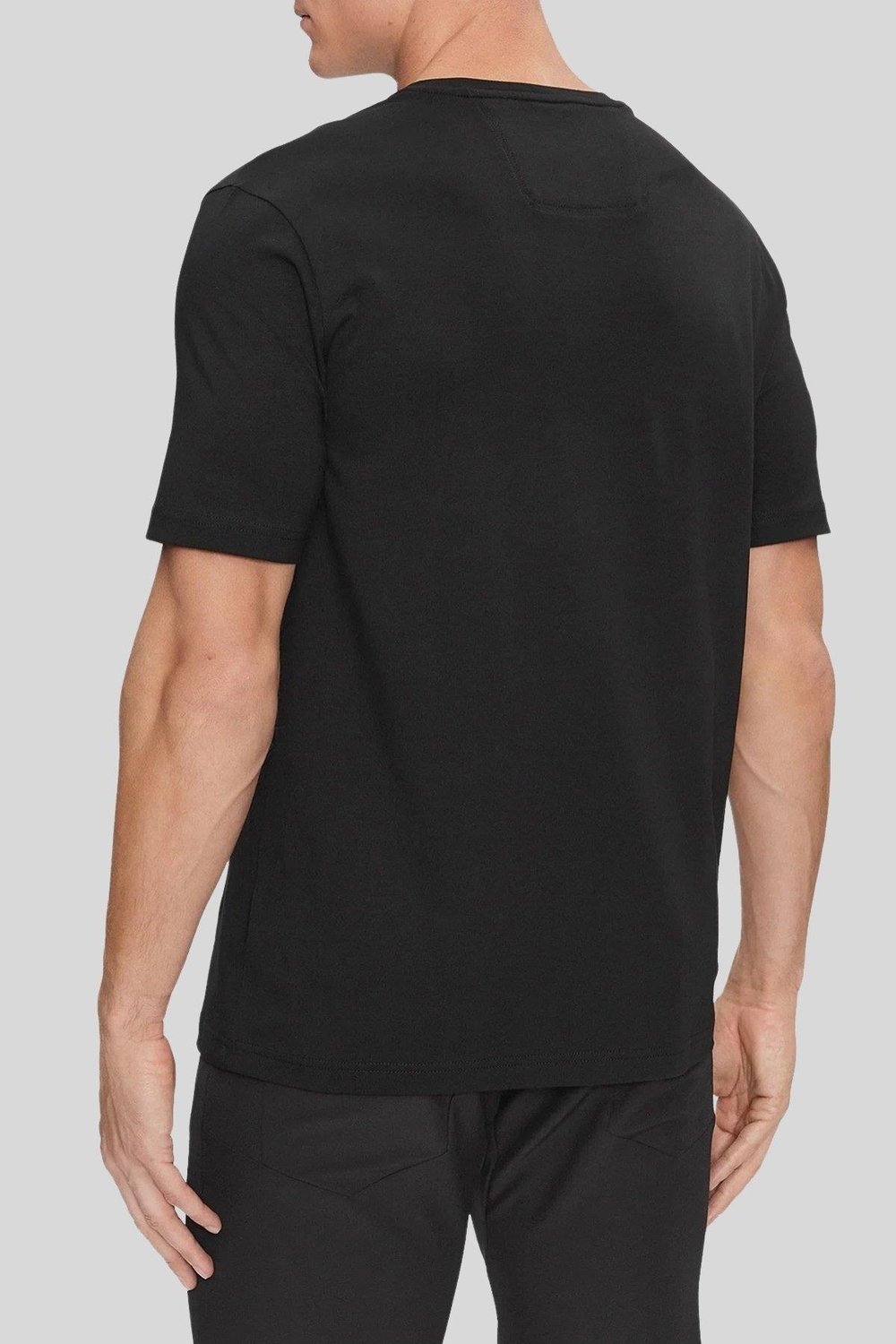 Boss Regular Fit Bisiklet Yaka Erkek T-Shirt Siyah