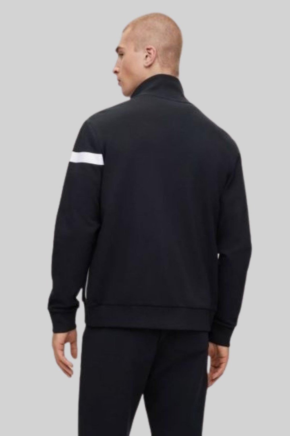 Boss Regular Fit Dik Yaka Erkek Spor Ceket Siyah