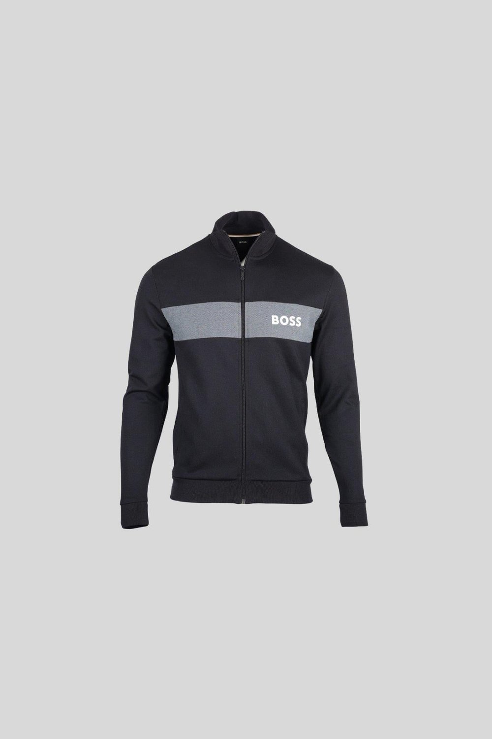 Boss Regular Fit Dik Yaka Erkek Spor Ceket Siyah