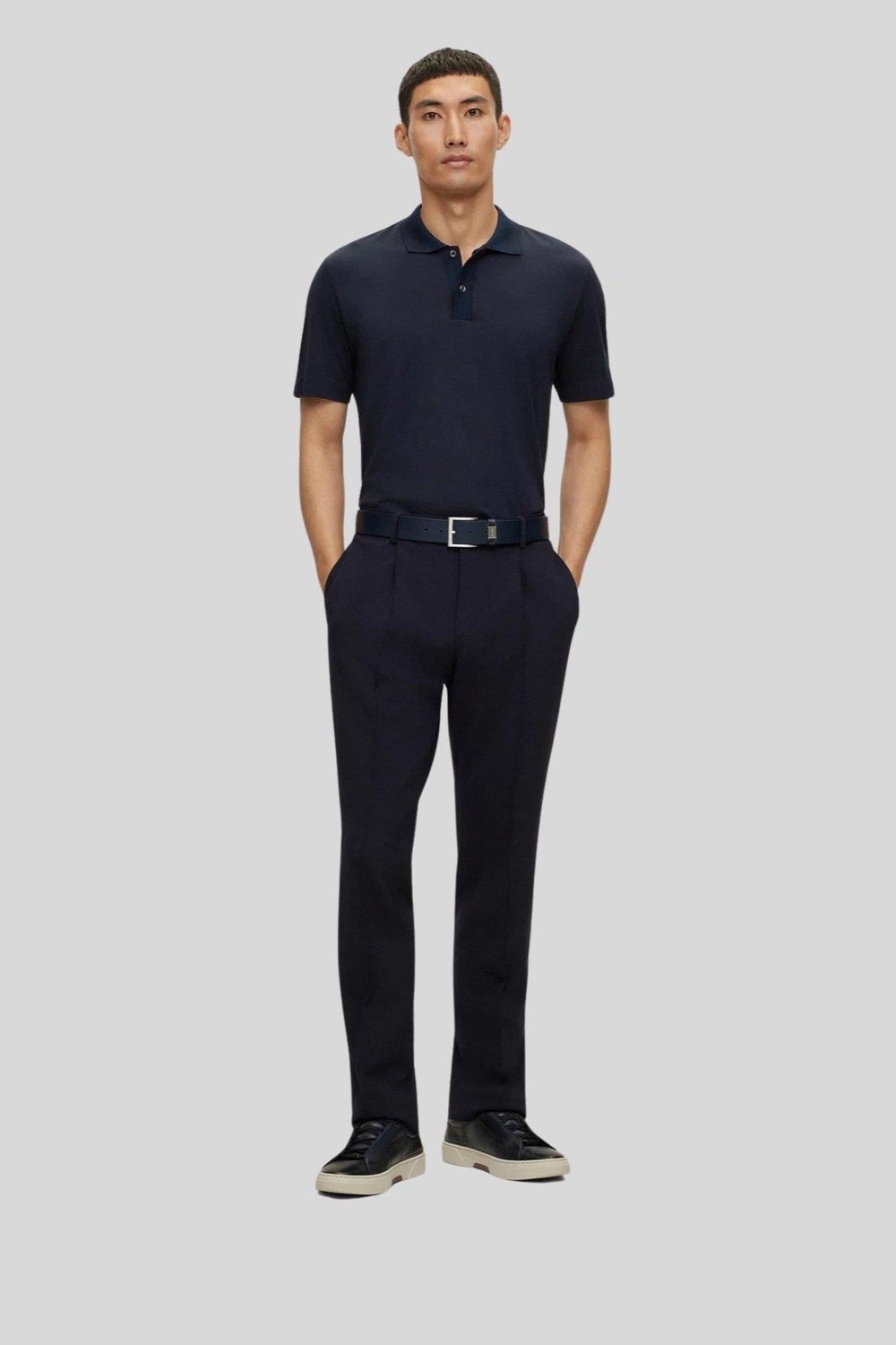 Boss Regular Fit Erkek Lacivert Polo T-Shirt Lacivert 404