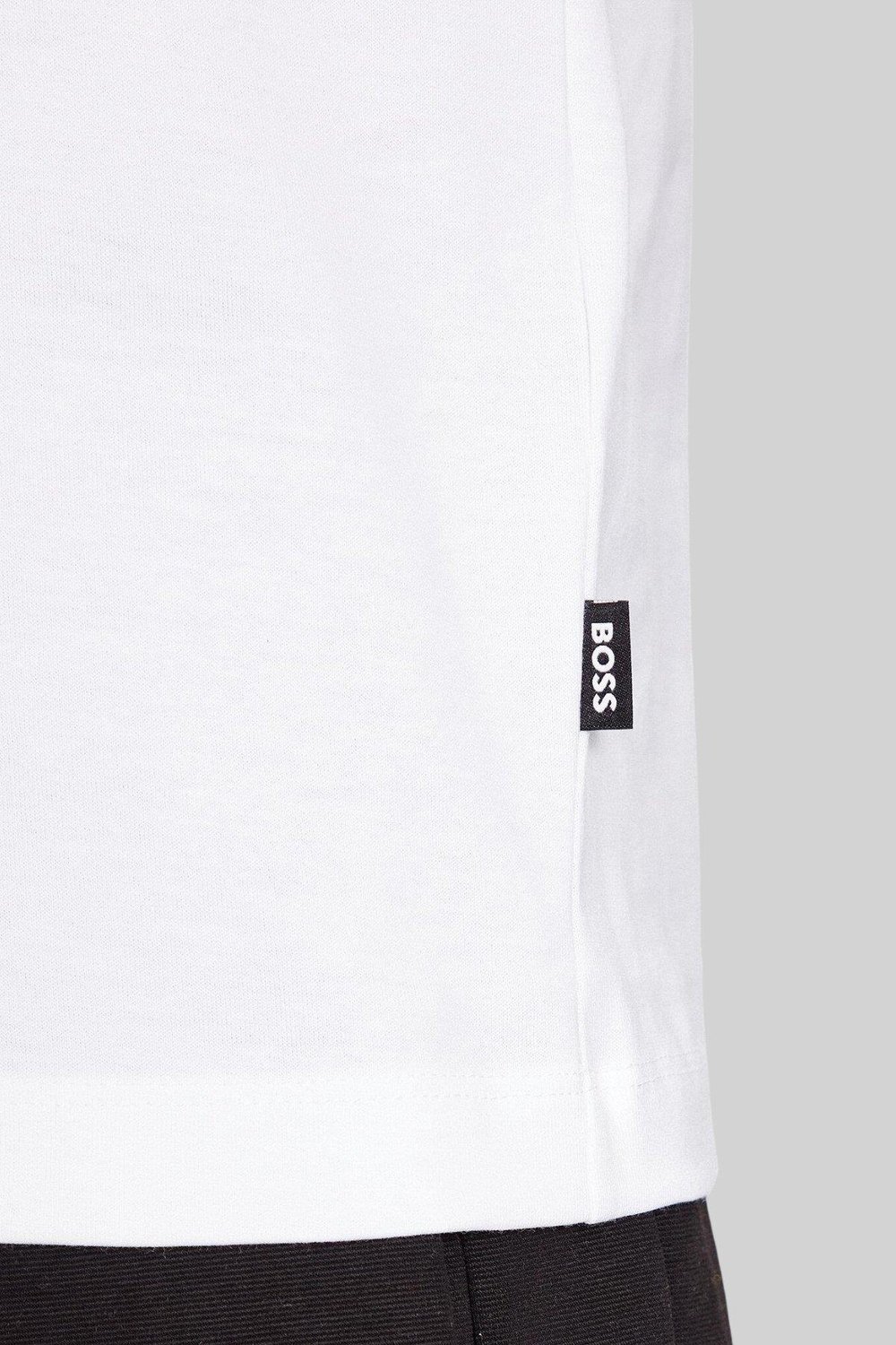 Boss Regular Fit Erkek T-Shirt Beyaz 100