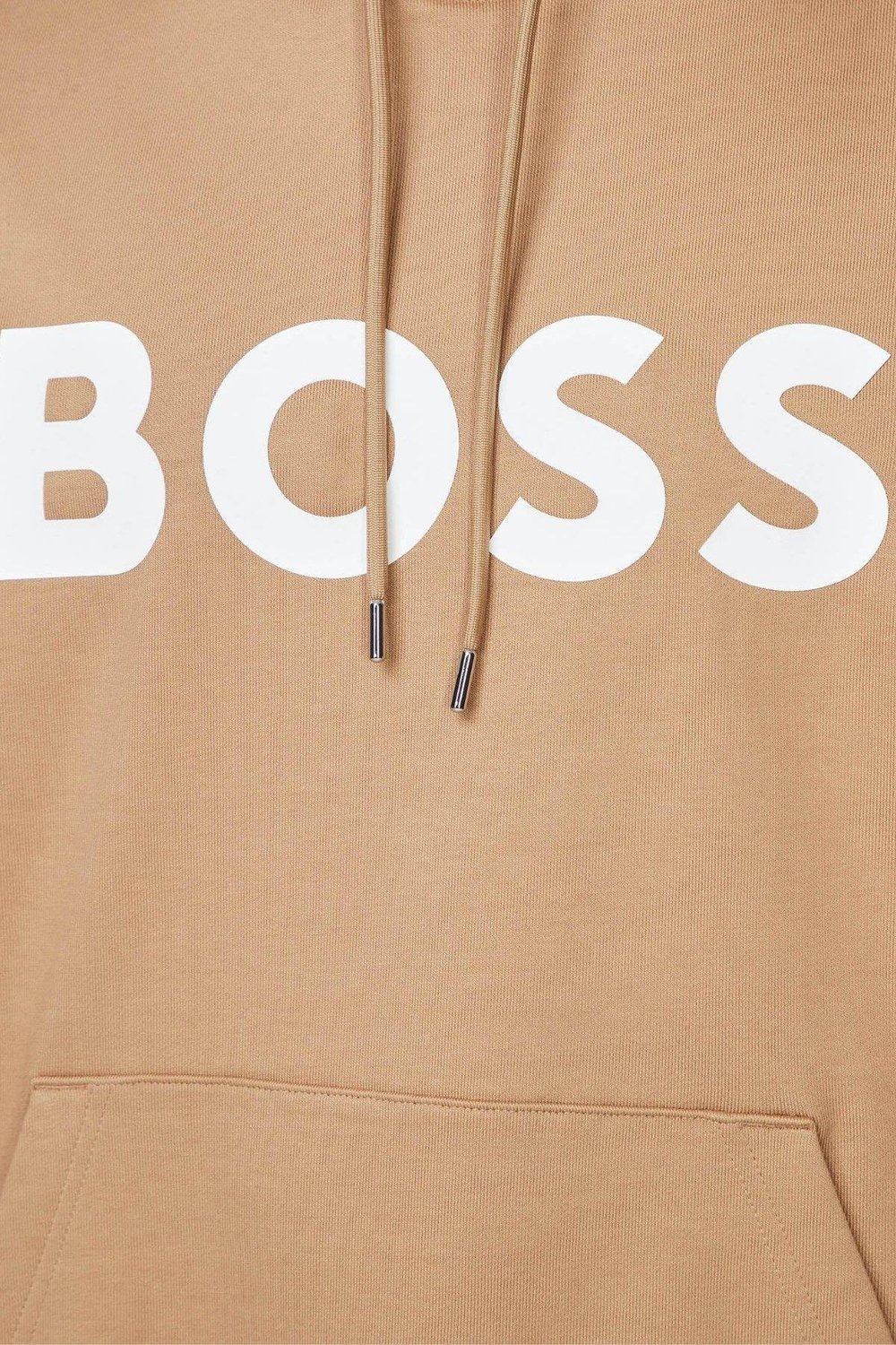 Boss Regular Fit  Kapüşonlu Erkek Sweatshirt Bej 260
