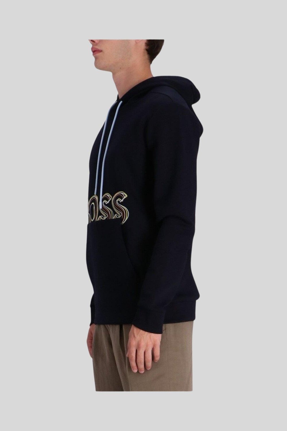 Boss  Regular Fit Kapüşonlu Erkek Sweatshirt Siyah
