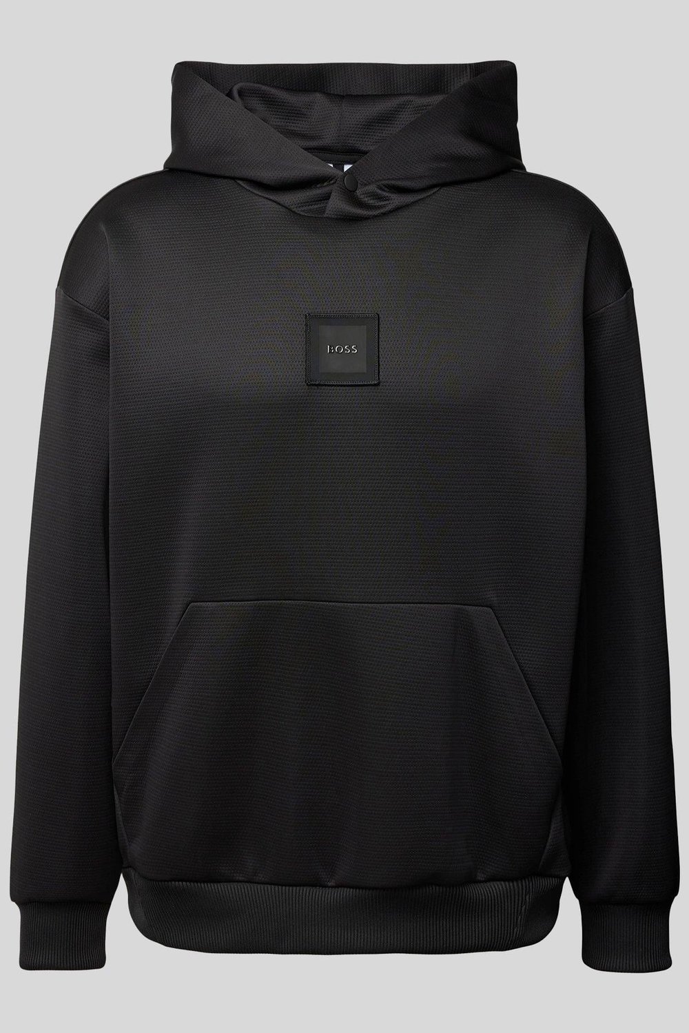 Boss Regular Fit Kapüşonlu Sweat Siyah