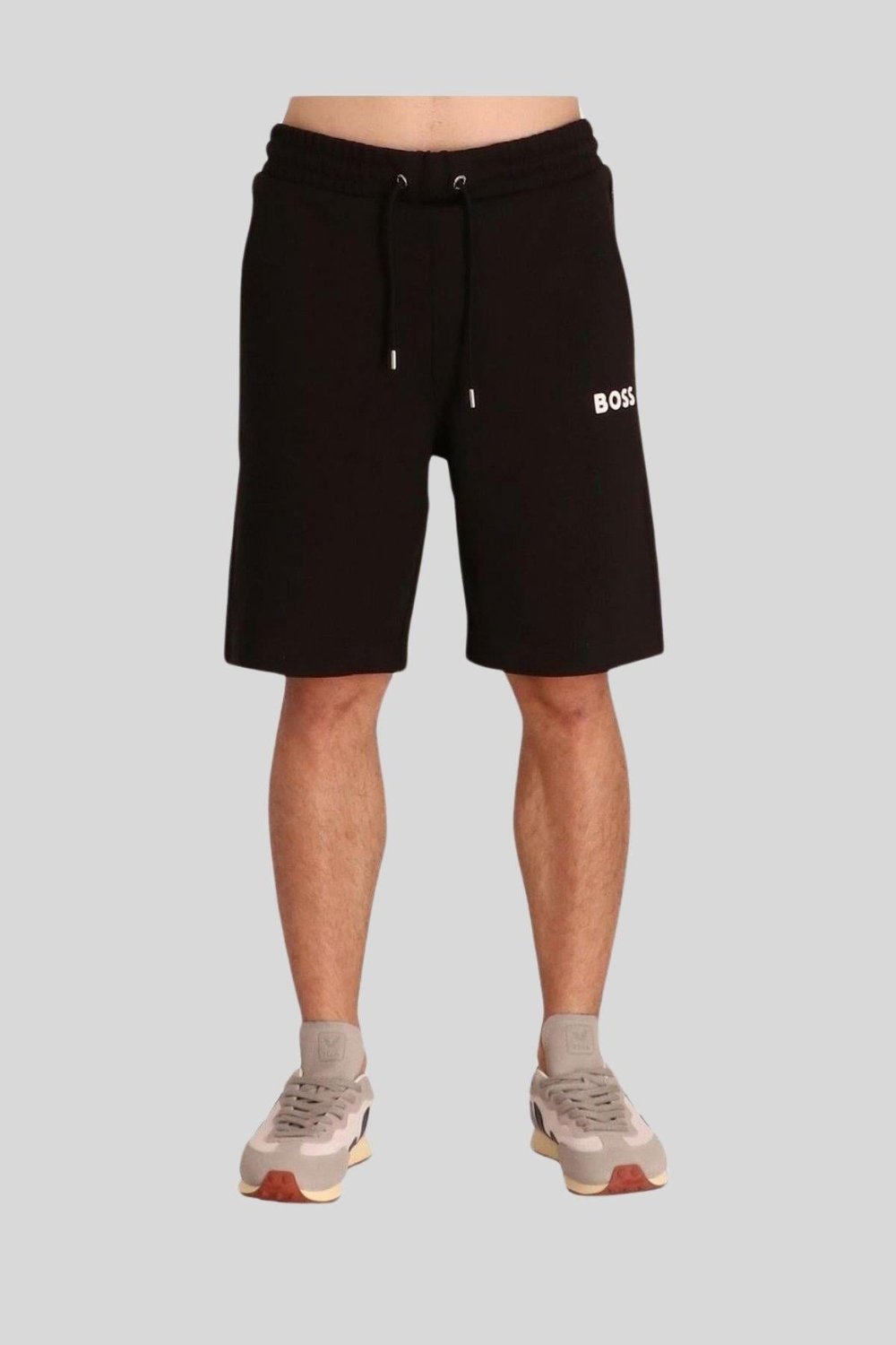 Boss Regular Fit Marka Logolu Erkek Şort Siyah