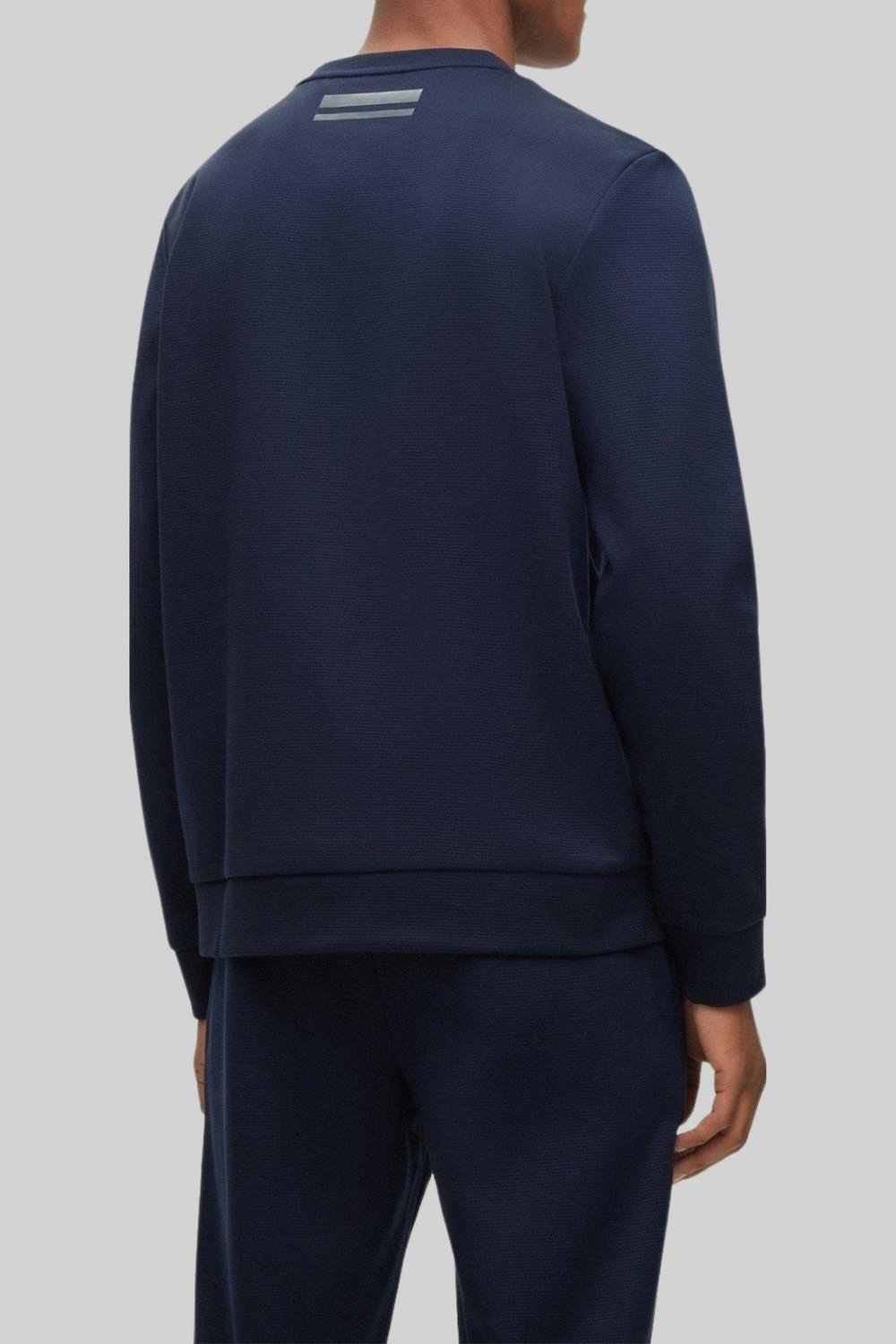 Boss Regular Fit Yuvarlak Yaka Erkek Sweatshirt Mavi 402