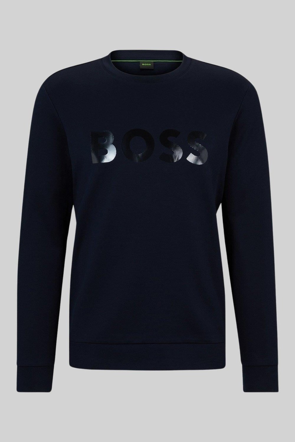 Boss Regular Fit Yuvarlak Yaka Erkek Sweatshirt Mavi 402