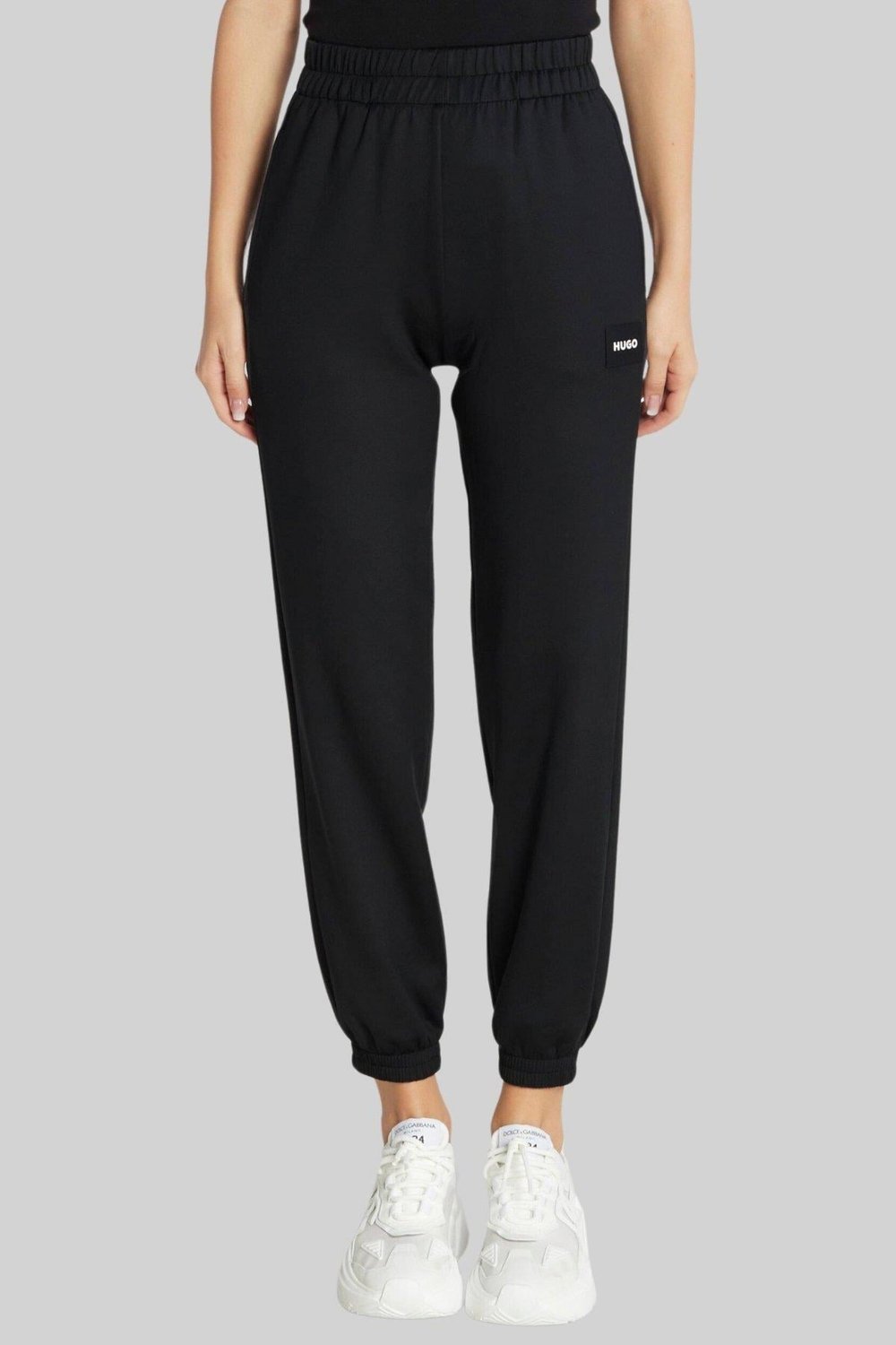 Boss Relaxed Fit Kadın Spor Pantolon Siyah