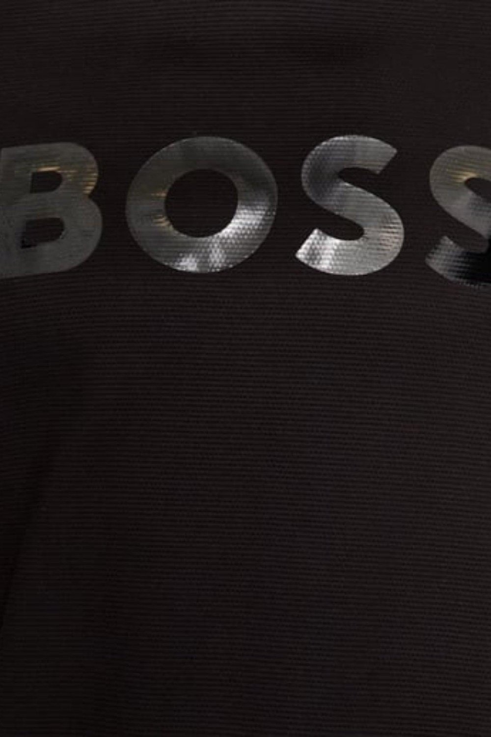 Boss Relaxed Fit Kapüşonlu Erkek Sweatshirt Siyah