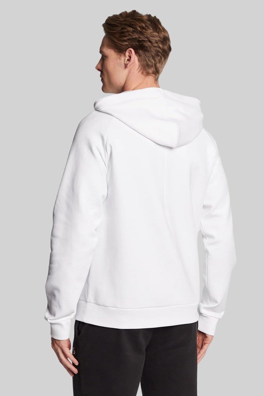 Boss Saggy 1 Erkek Fermuarlı Sweatshirt Beyaz 100
