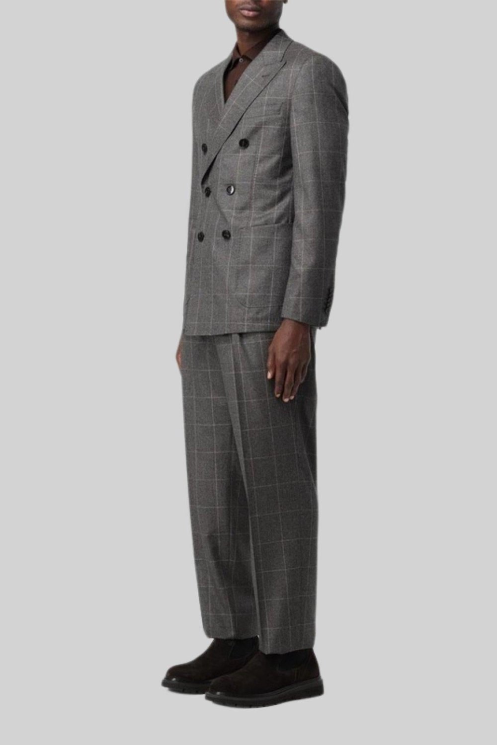 Boss Slim Fit 2 Li Erkek Takım Elbise Gri 030