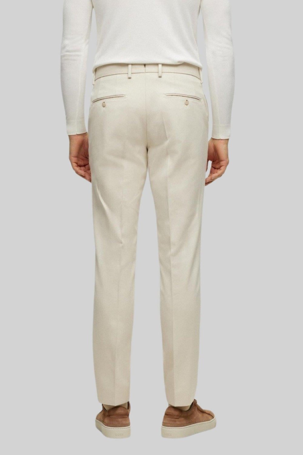 Boss Slim Fit Erkek Pantolon Krem 271