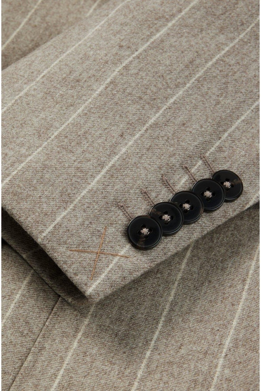Boss Slim Fit Kruvaze Takım Kahverengi
