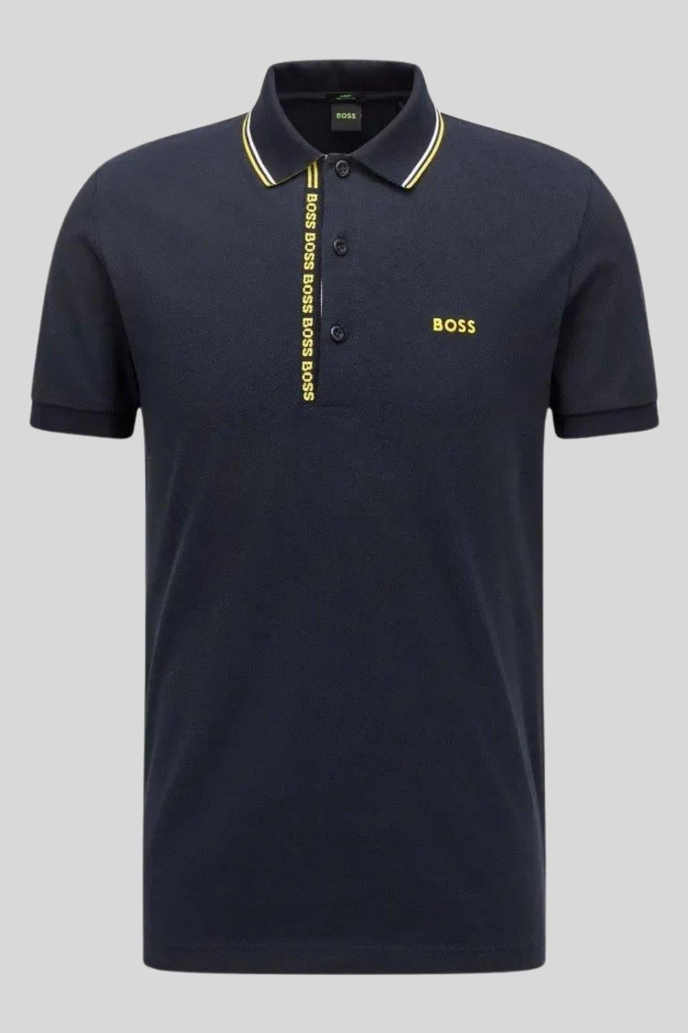 Boss Slim Fit Polo Yaka Erkek T-Shirt Lacivert 405