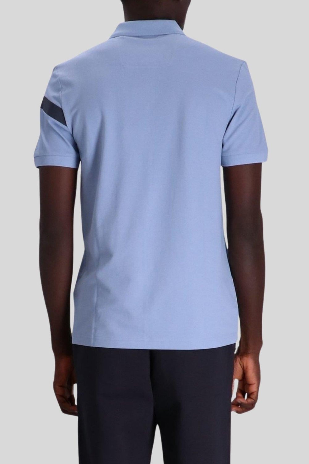 Boss Slim Fit  Polo Yaka Erkek T-Shirt Mavi 498