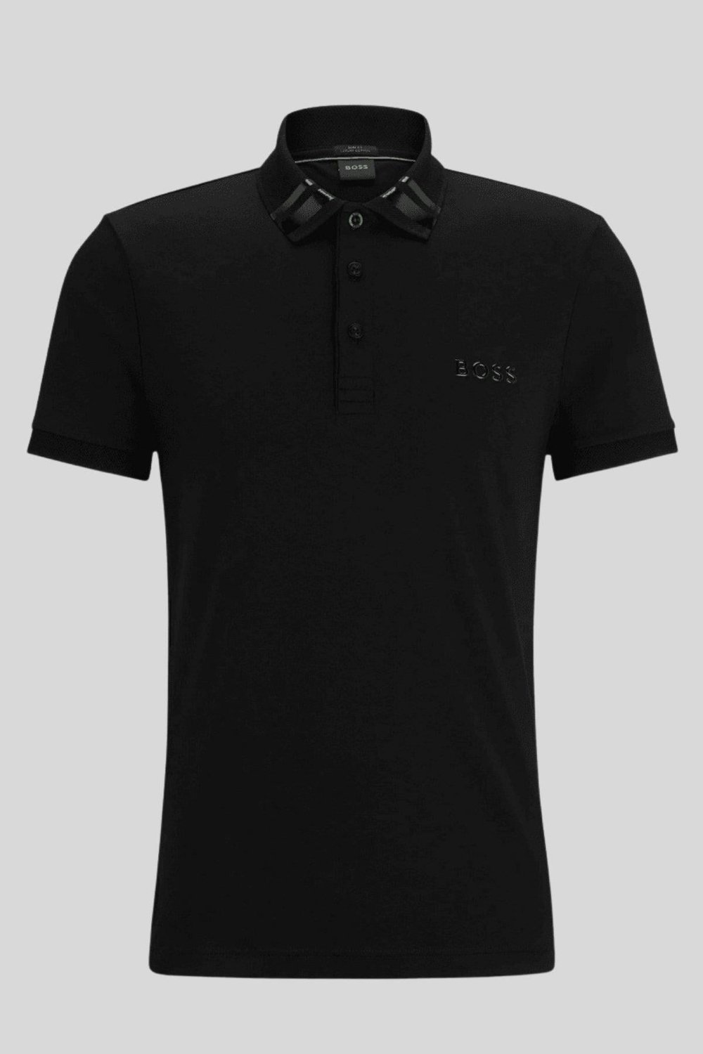 Boss Slim Fit Polo Yaka Erkek T-Shirt Siyah