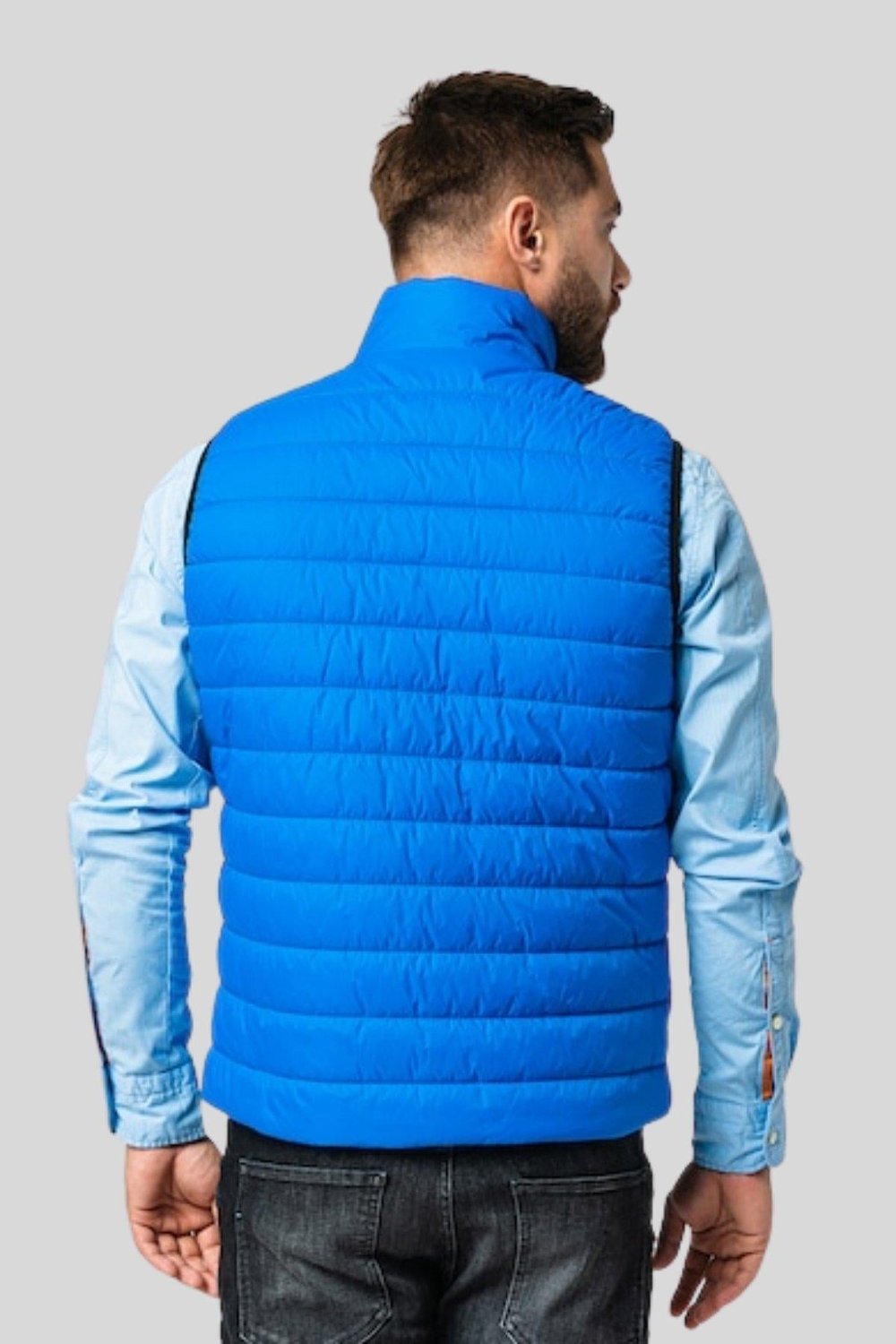 Boss Slim Fit Yelek Mavi 435