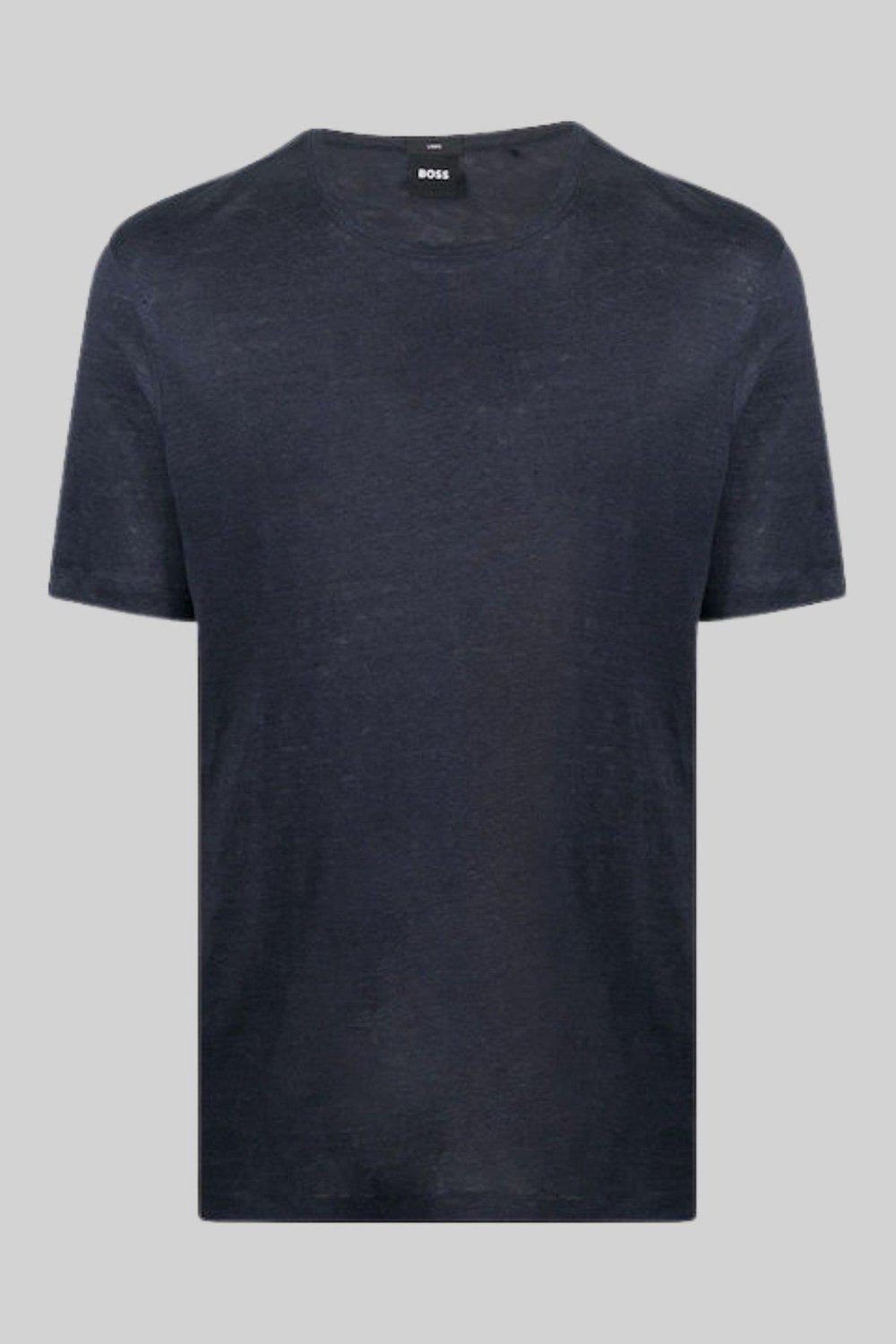 Boss Tiburt Bisiklet Yaka Erkek T-Shirt Lacivert 405
