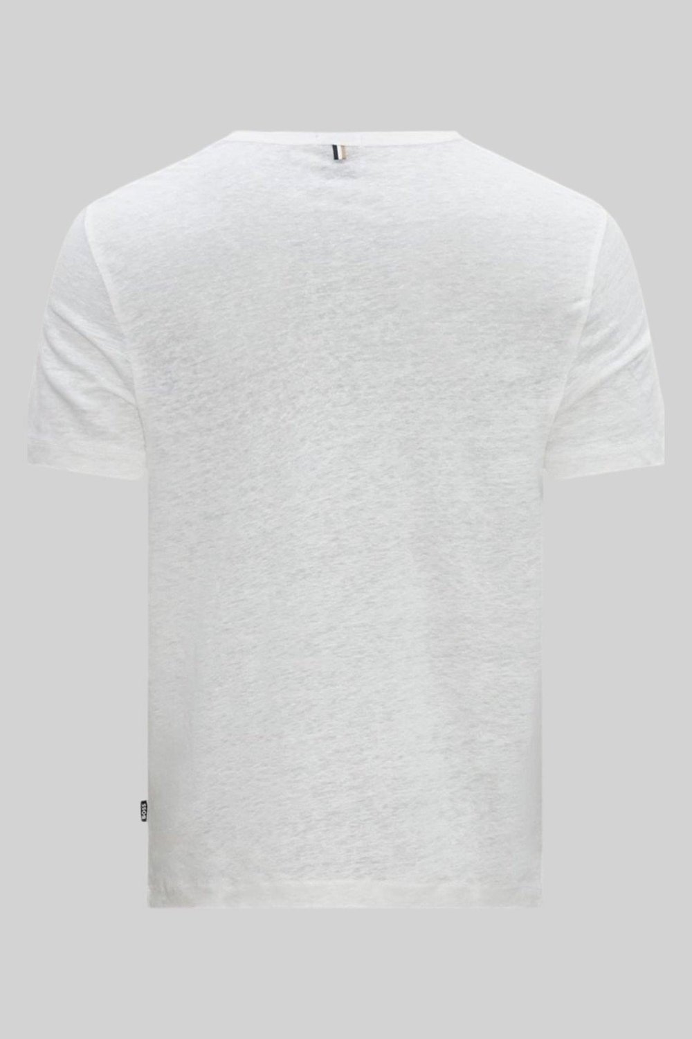 Boss Tiburt Bisiklet Yaka Erkek T-Shirt Beyaz 100