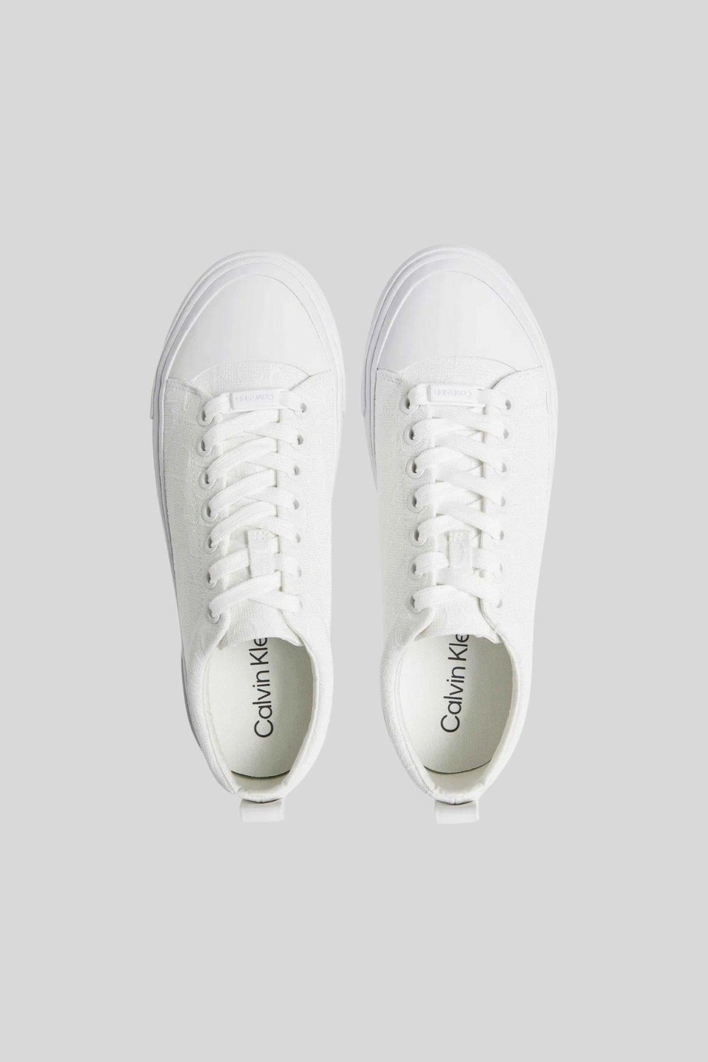 Calvin Kadın Bağcıklı Sneaker Ayakkabı Beyaz