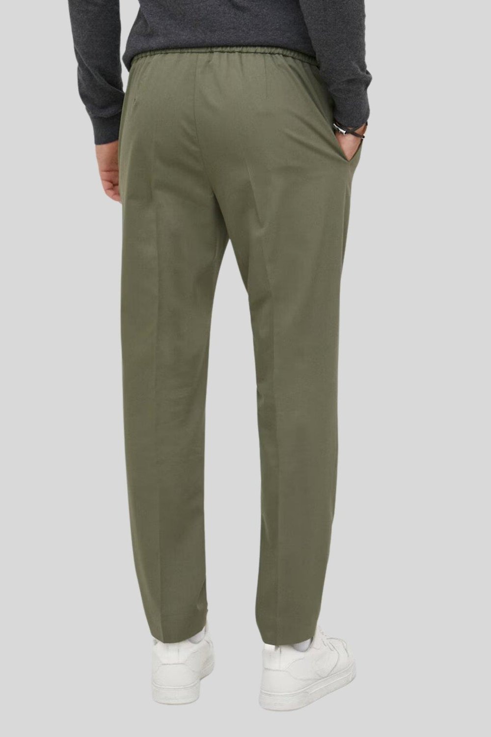 Calvin Klein Erkek Dar Kesim Pantolon Yeşil