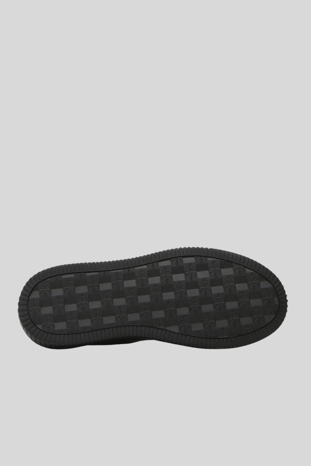 Calvin Klein Erkek Logolu Hakiki Deri Sneaker Siyah