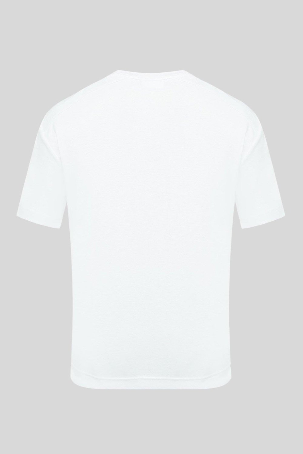 Calvin Klein Erkek Logolu Markalı Bantlı T-Shirt Beyaz