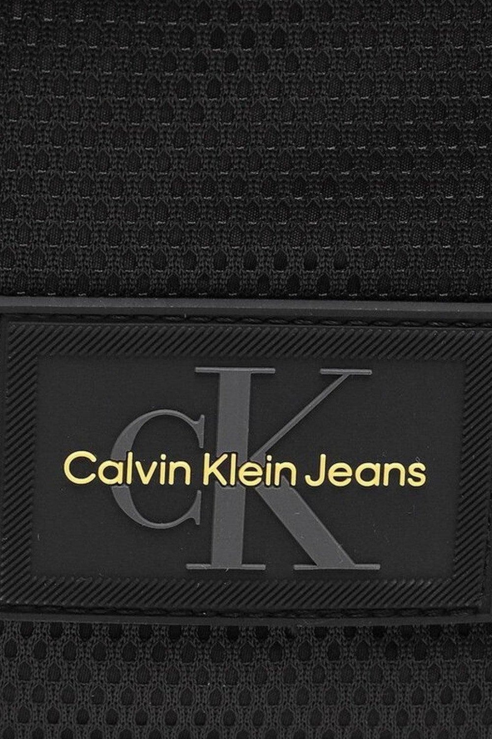 Calvin Klein Erkek Logolu Sırt Çantası Siyah