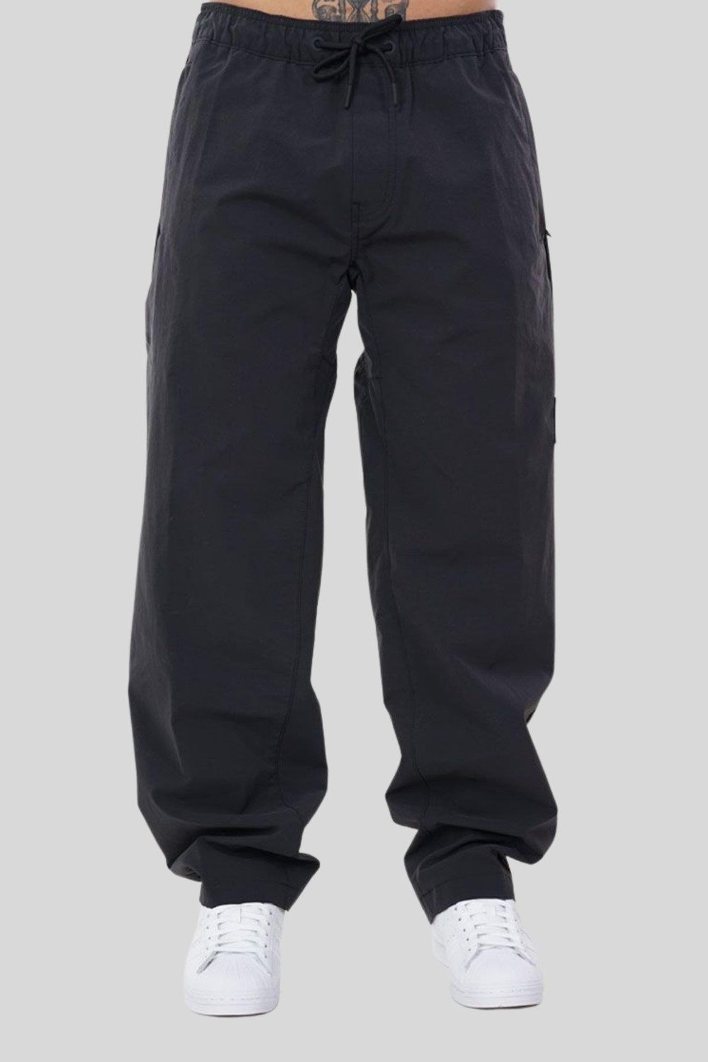 Calvin Klein Erkek Teknik Üretim Dokuma Pantolon Siyah