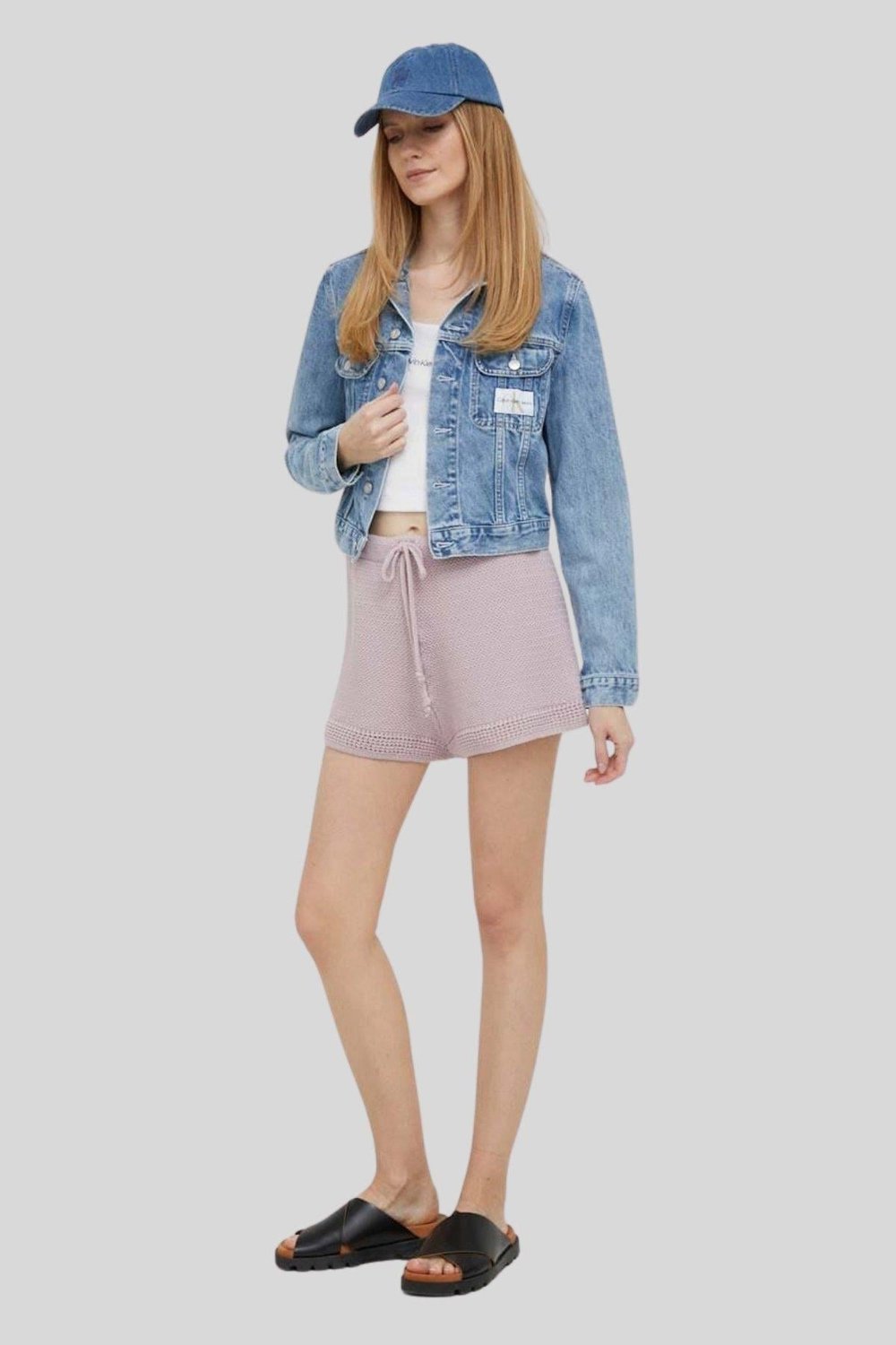 Calvin Klein Kadın Askılı Havlu Body Beyaz