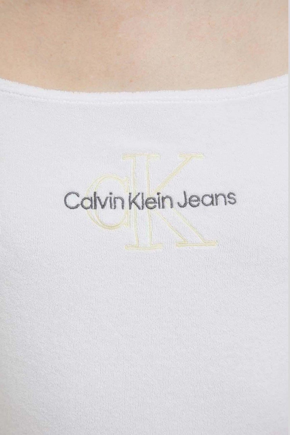 Calvin Klein Kadın Askılı Havlu Body Beyaz