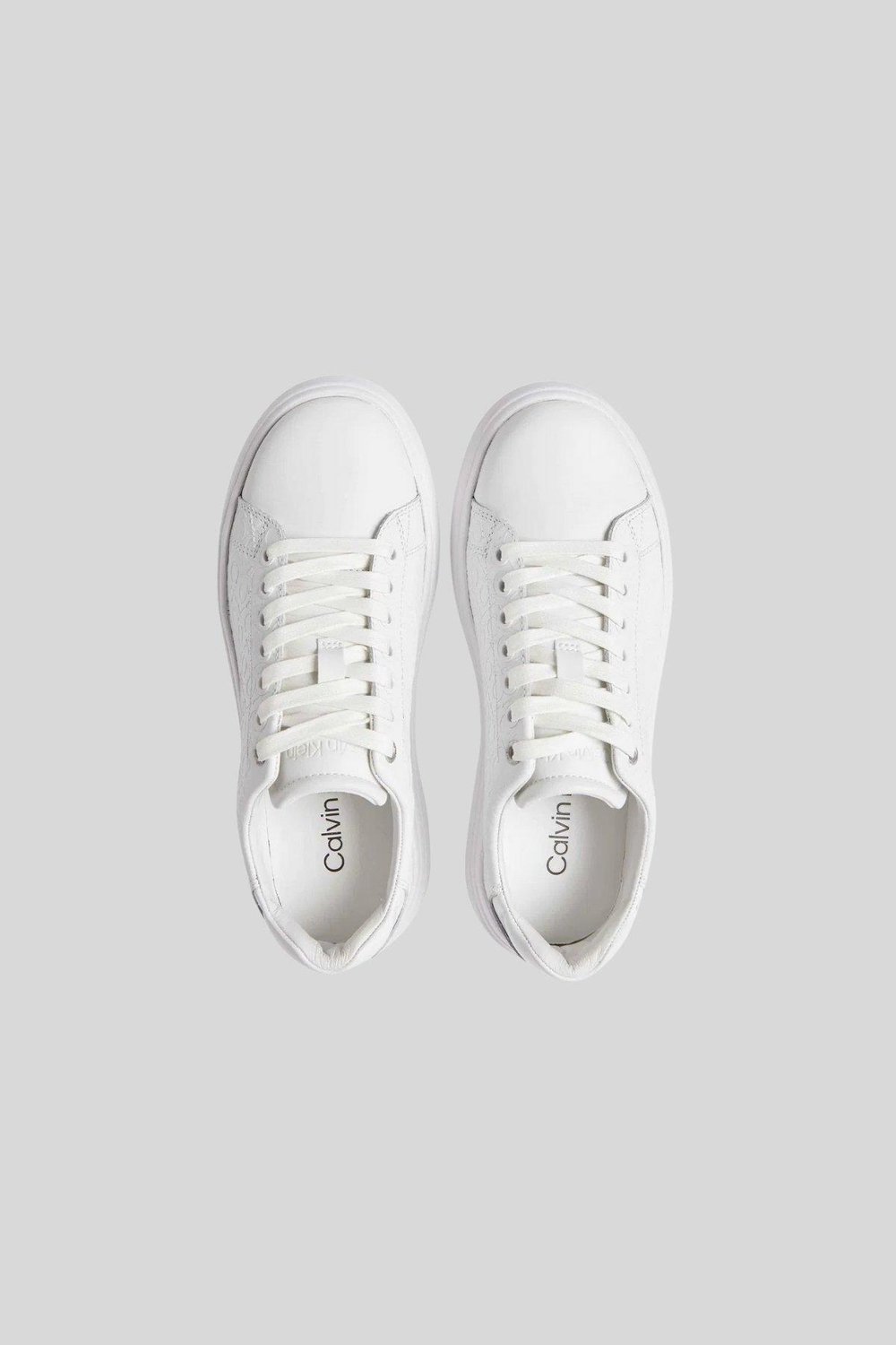 Calvin Klein Kadın Bağcıklı  Sneaker Ayakkabı Beyaz