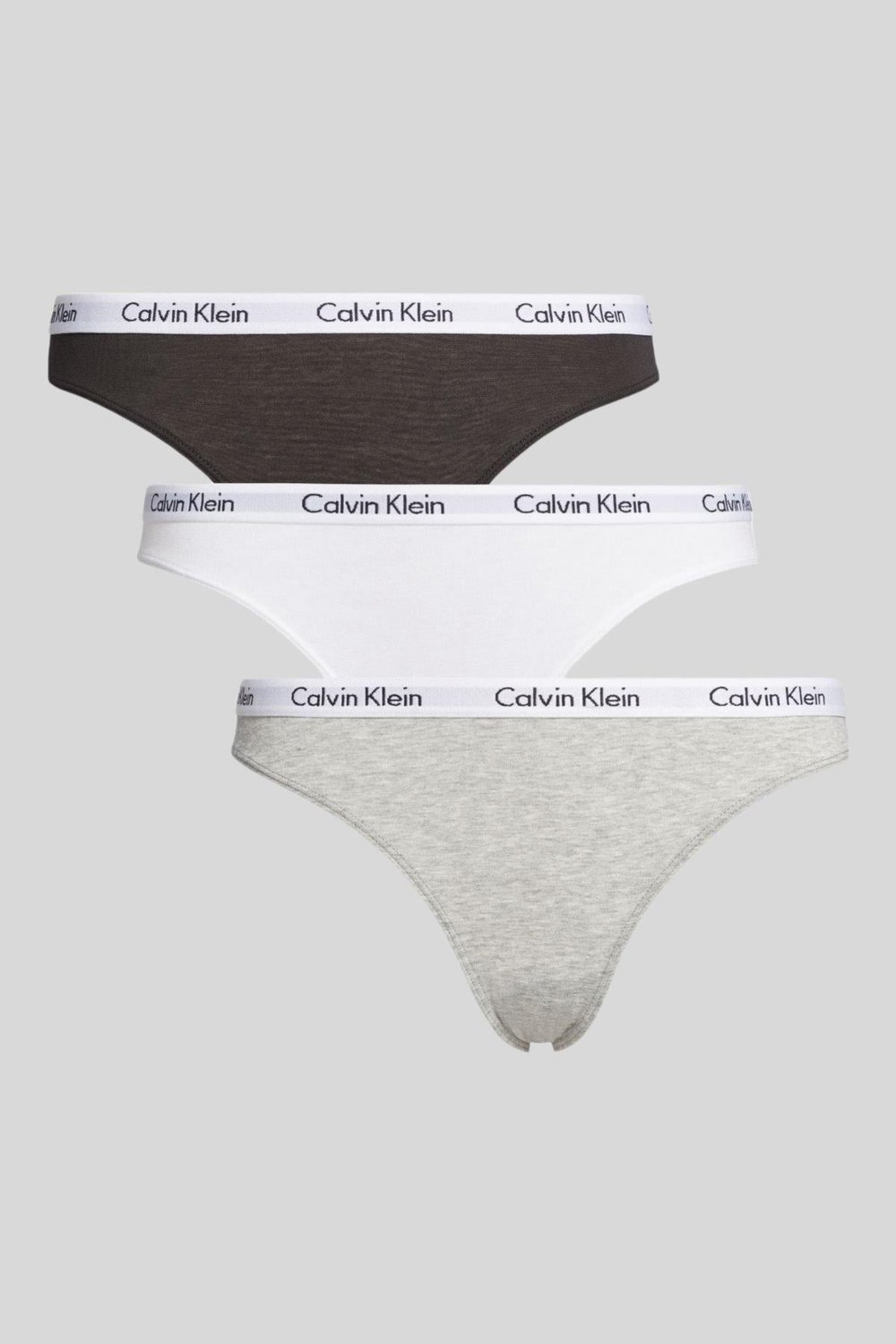 Calvin Klein Kadın İmzalı Elastik Bantlı 3lü Külot Çok Renkli