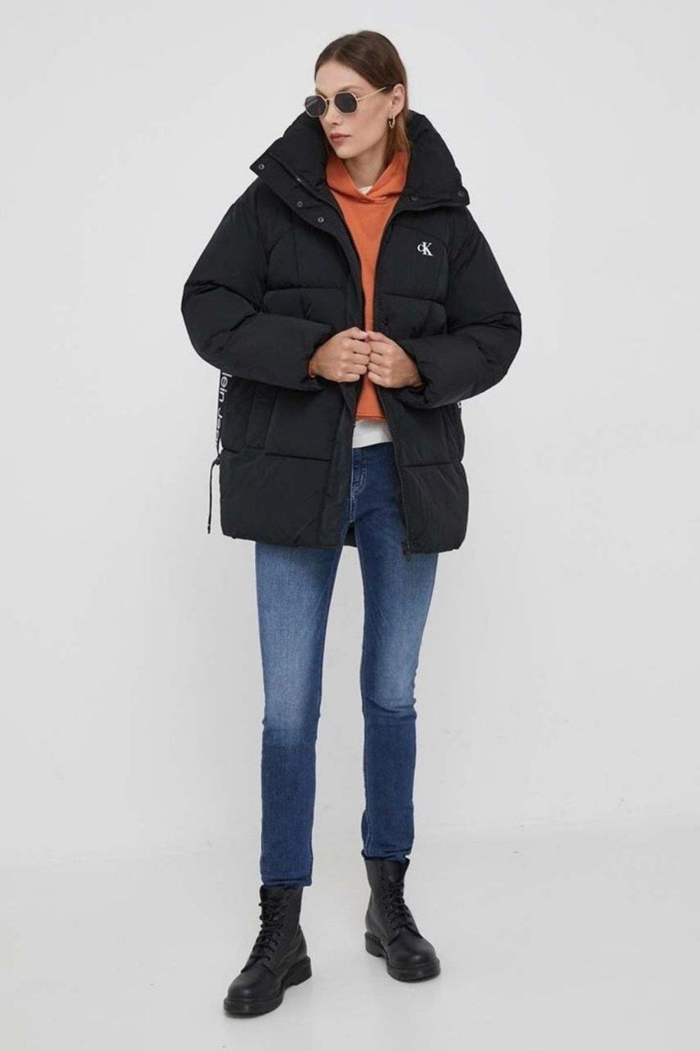Calvin Klein Kadın Pantolon Mavi