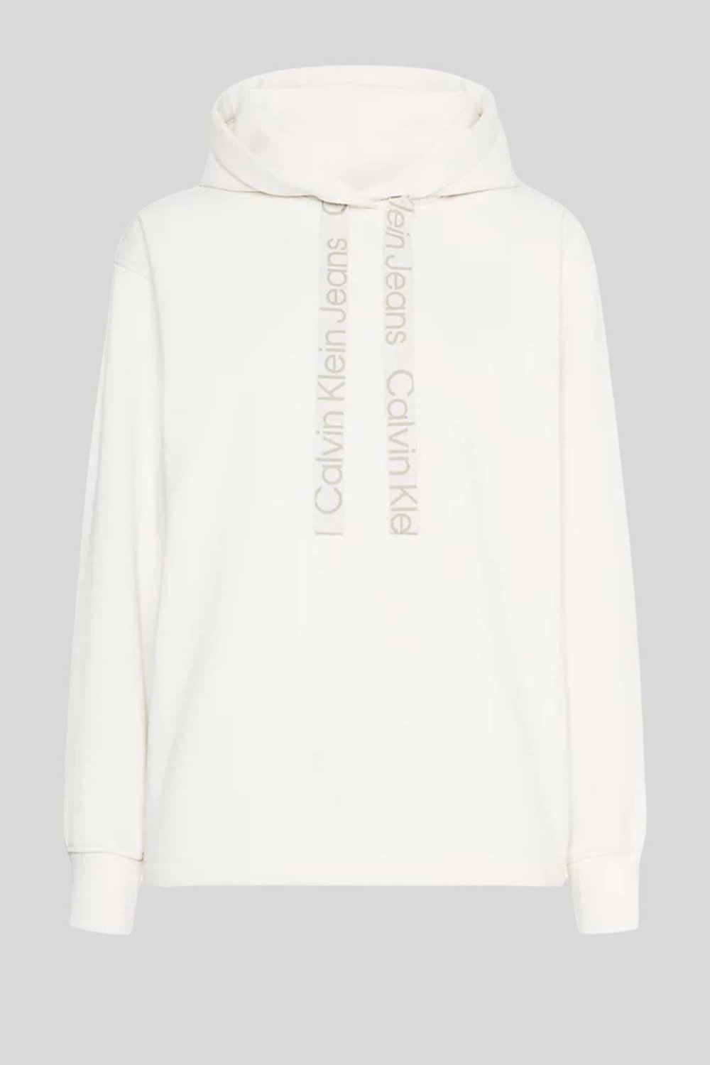 Calvin Klein Kadın Sweatshırt Beyaz