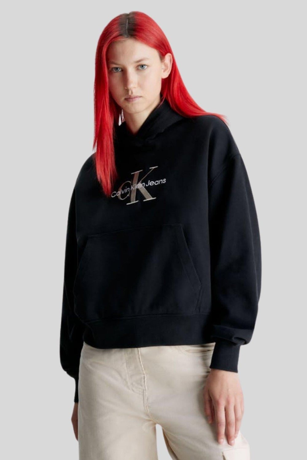 Calvin Klein Kadın Sweatshırt Siyah