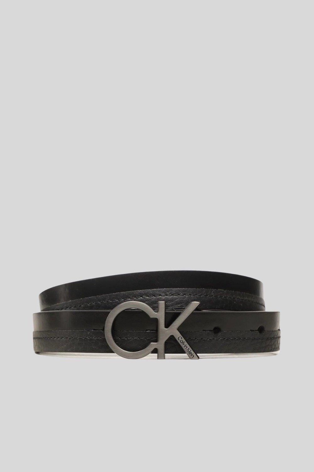 Calvin Klein Kadın Yeniden Kilitli Logolu Tokalı Kemer Siyah