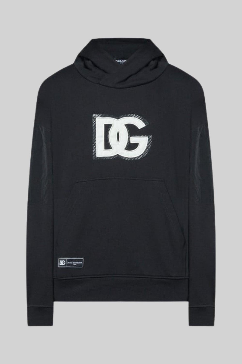 Dolce&Gabbana Erkek Kapşonlu Sweatshirt Siyah