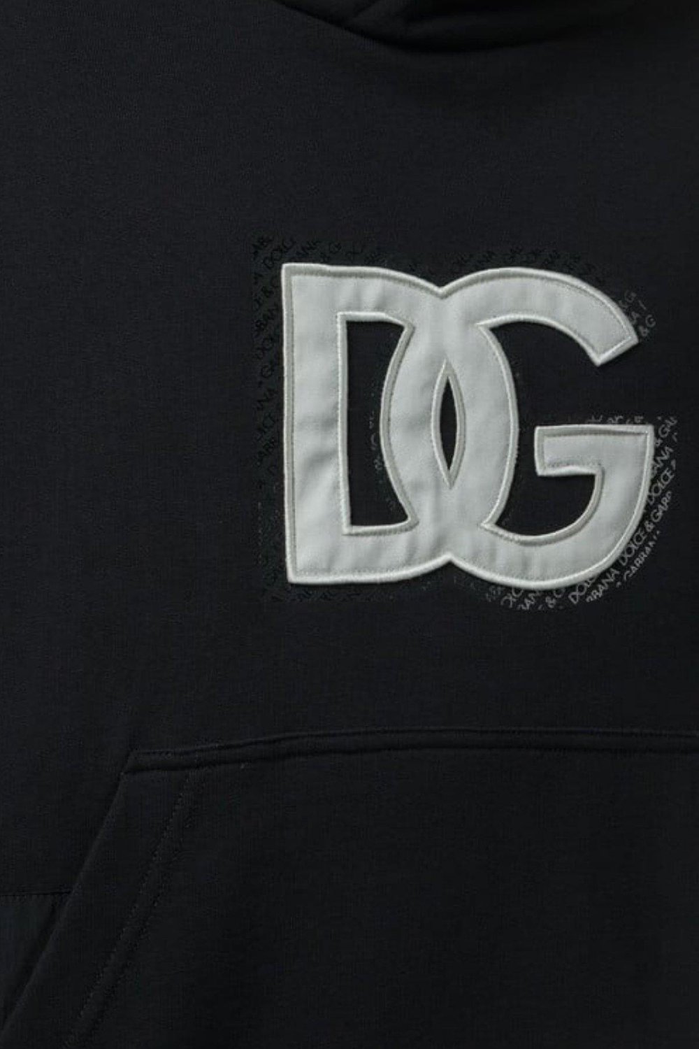 Dolce&Gabbana Erkek Kapşonlu Sweatshirt Siyah