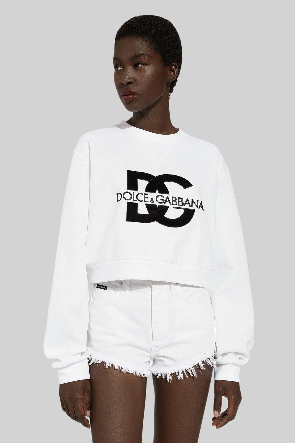 Dolce&Gabbana Kadın Sweatshirt Beyaz 0002