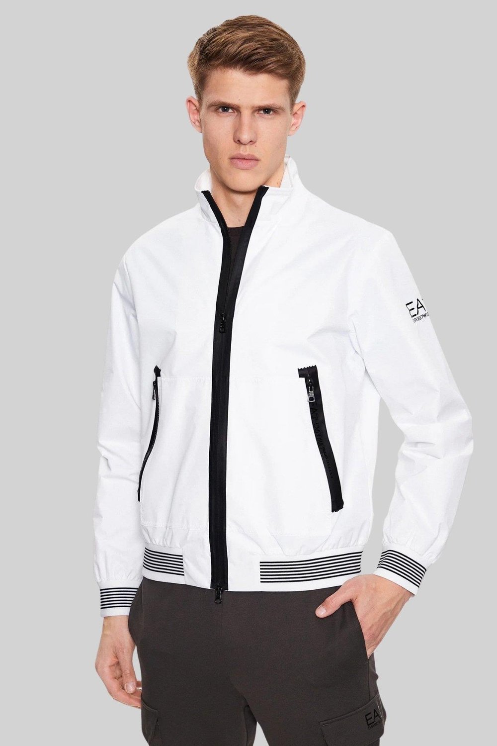 Emporio Armani Bomber Ceket Beyaz