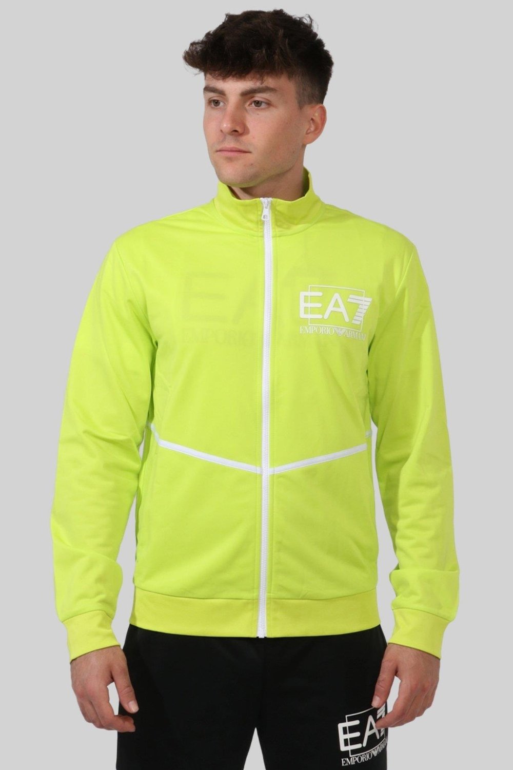 Emporio Armani Fermuarlı Sweatshirt Siyah