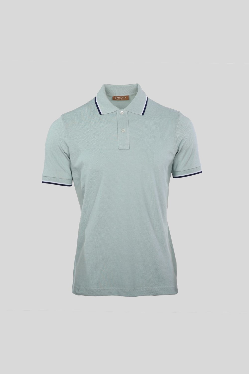 Erkek Çift Çizgili Kol Bantlı Polo Yaka T-Shirt