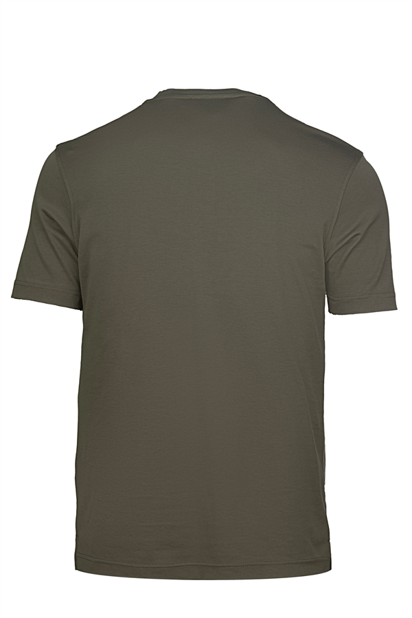 Erkek kol Bantlı Bisiklet Yaka T-Shirt